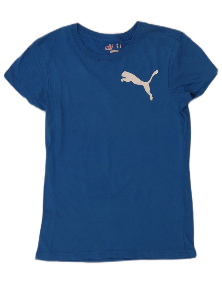 PUMA T-shirt graphique pour femme UK 10 Small Bleu