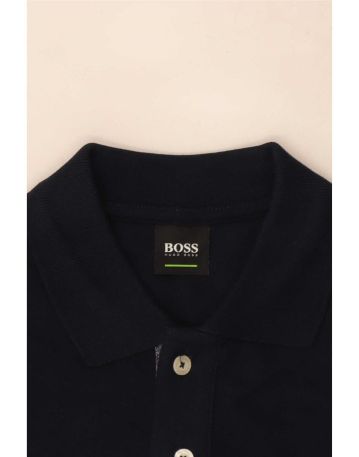Hugo Boss Polo Homme Bleu Marine Moyen