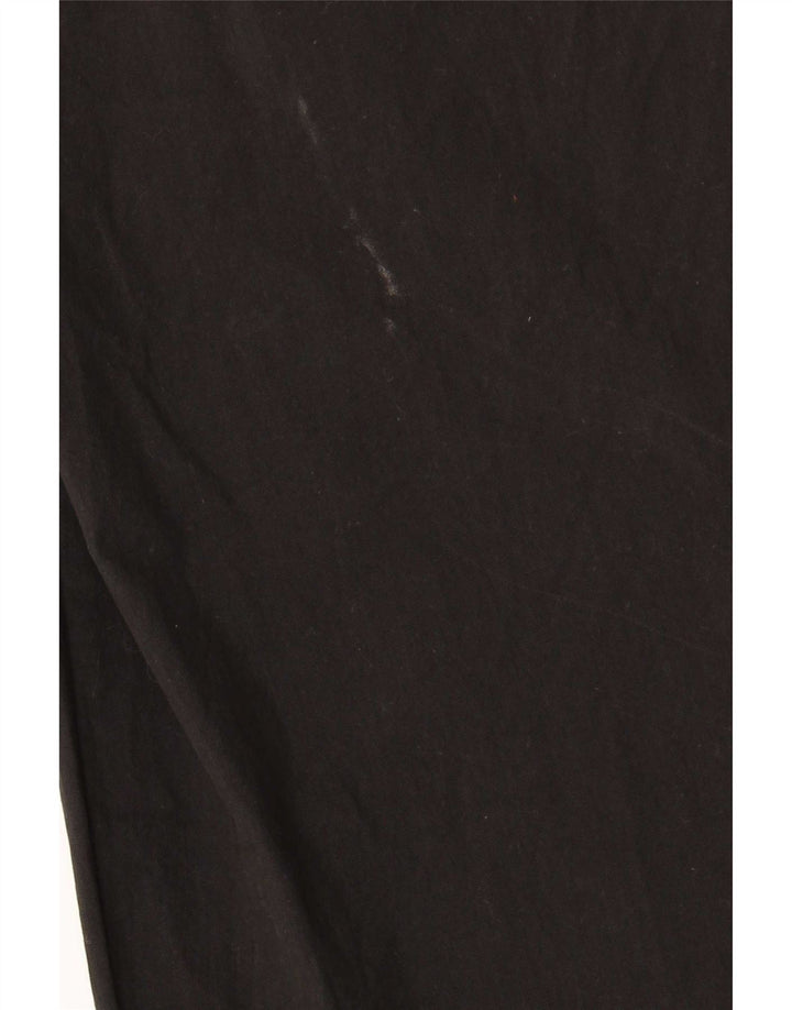 Zara Pantalon Cargo Droit Femme Moyen W28 L25 Coton Noir
