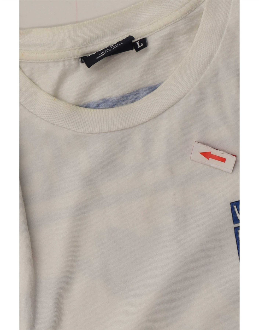 Weird Fish T-Shirt graphique pour hommes, grand coton blanc