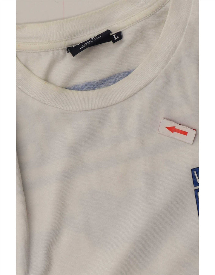 Weird Fish T-Shirt graphique pour hommes, grand coton blanc