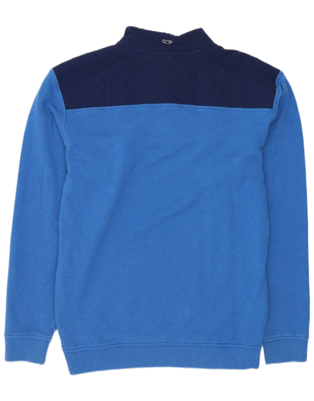 VINEYARD VINES Sweat-shirt à col boutonné pour homme Bleu moyen Colourblock