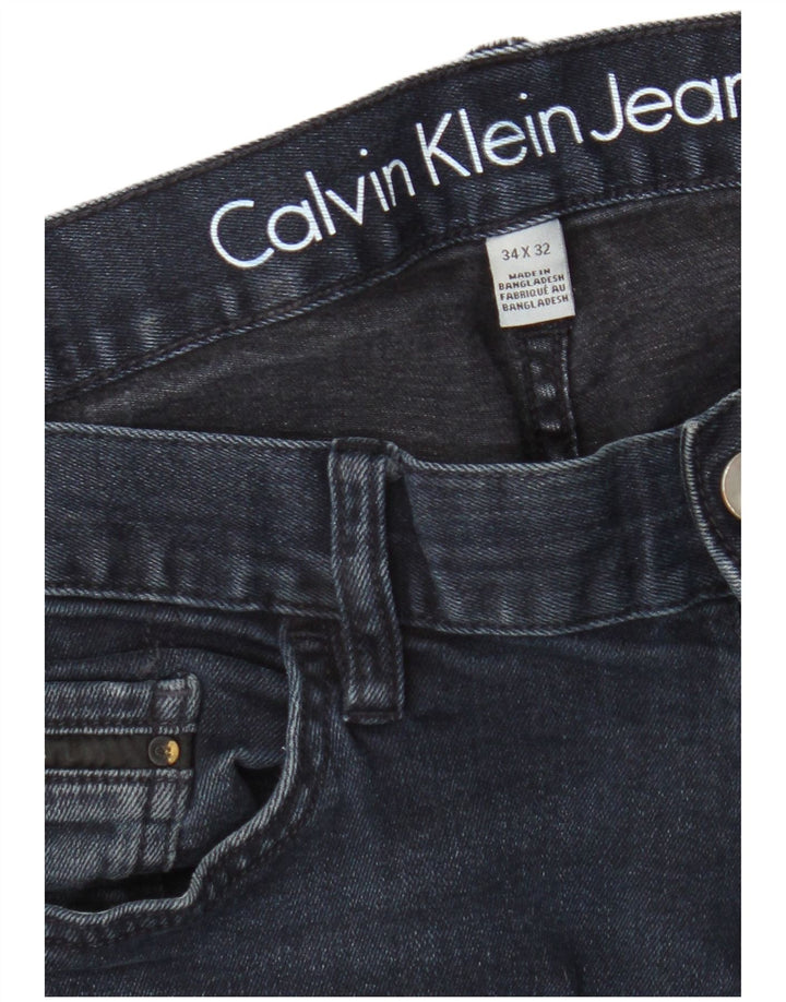 Calvin Klein Jean Slim Homme W34 L32 Bleu Marine