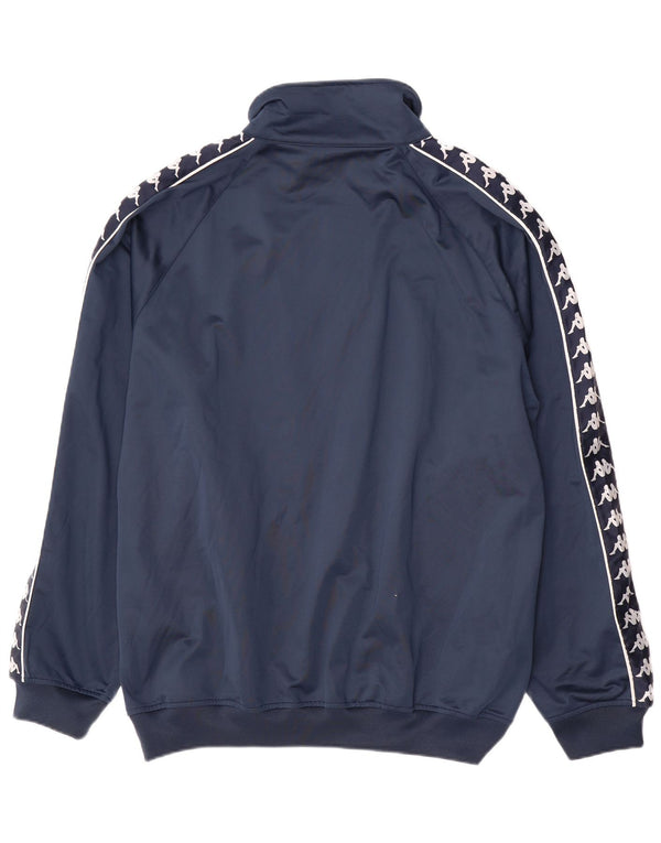 KAPPA Veste de survêtement graphique pour homme 2XL Bleu marine Colourblock