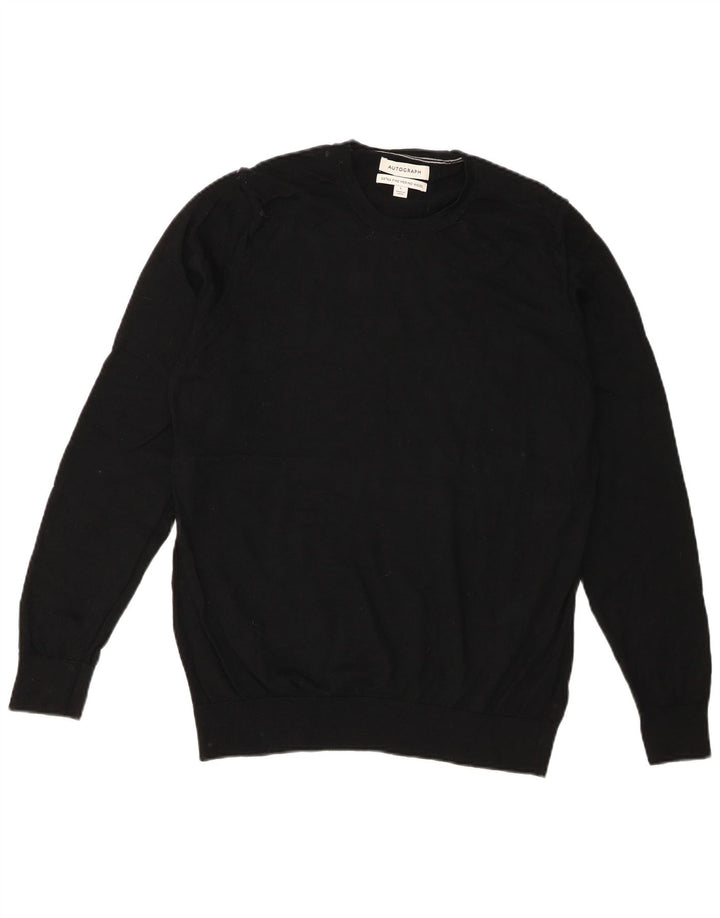 Marks & Spencer Pull à col rond autographe pour homme Noir Taille L
