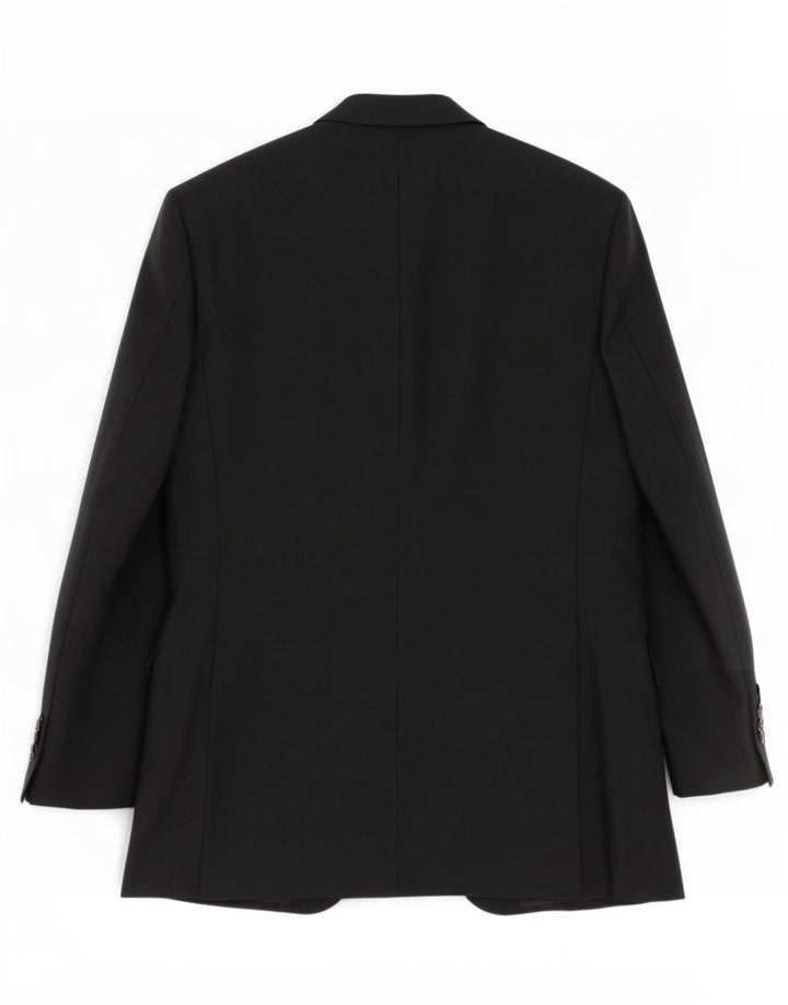 Pal Zileri Veste blazer à 2 boutons pour homme IT 50 en laine à fines rayures noires