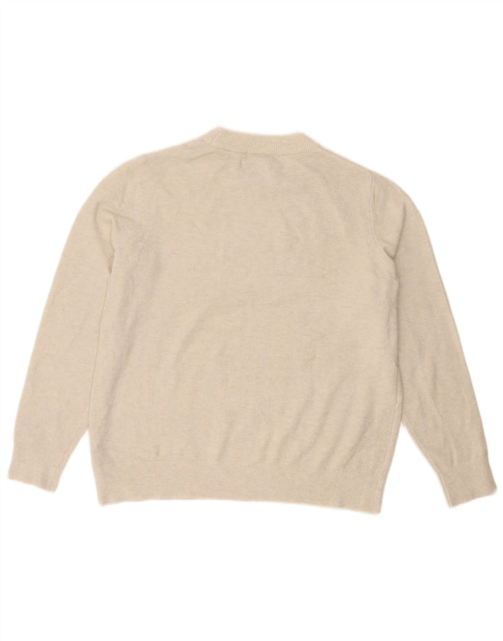 Marks & Spencer Pull à col rond pour femme UK 14 Medium Off White