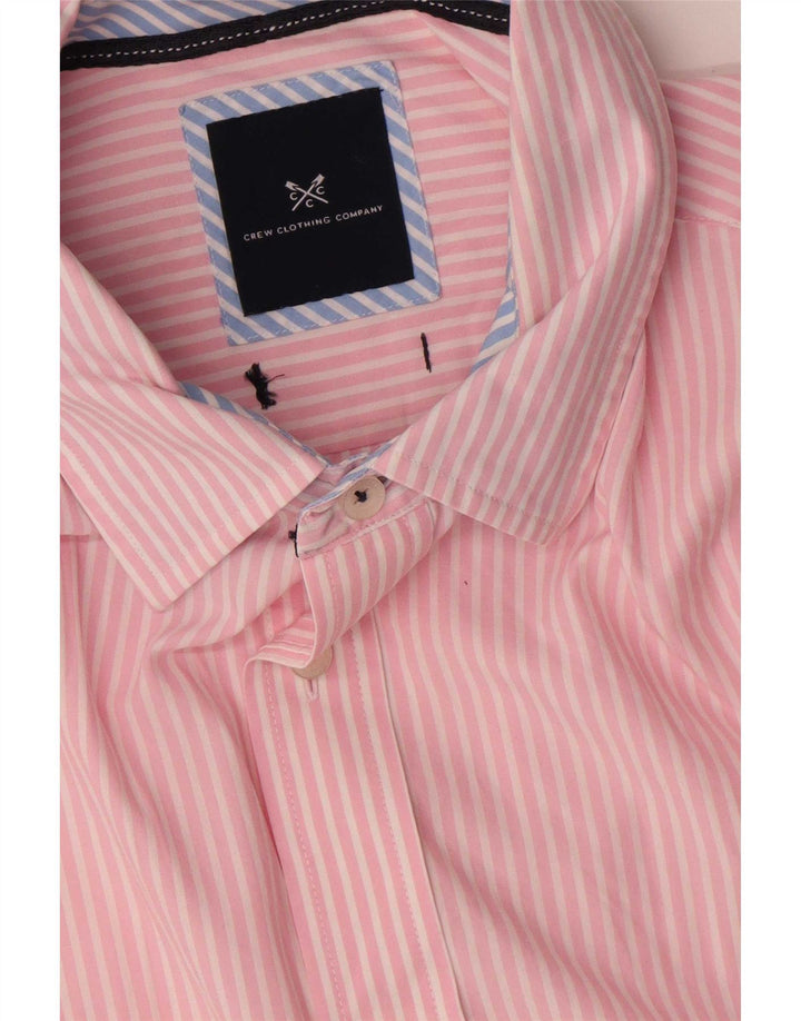 Crew Clothing Chemise pour homme à grandes rayures roses