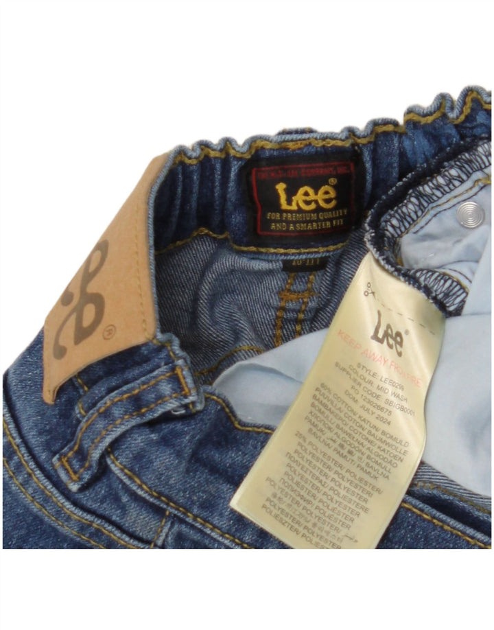 LEE Jean droit garçon 10-11 ans W22 L24 Bleu Coton
