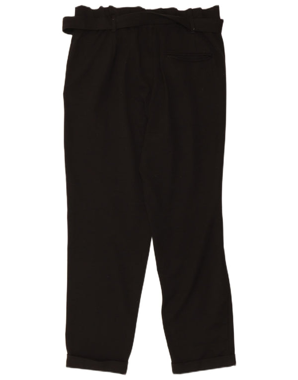 Zara Pantalon court fuselé pour femme Medium W28 L25 Noir