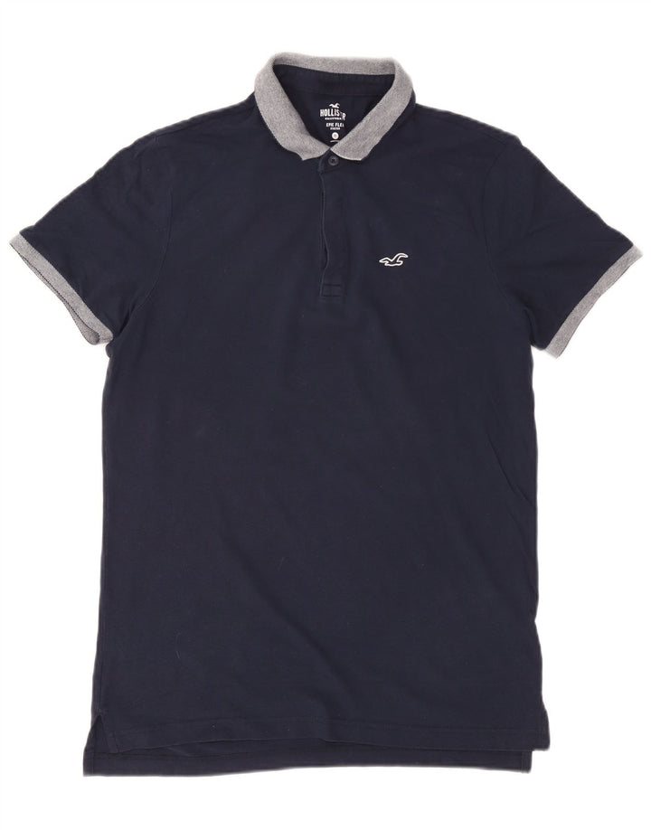 Hollister Polo Rugby Homme Bleu Marine Moyen