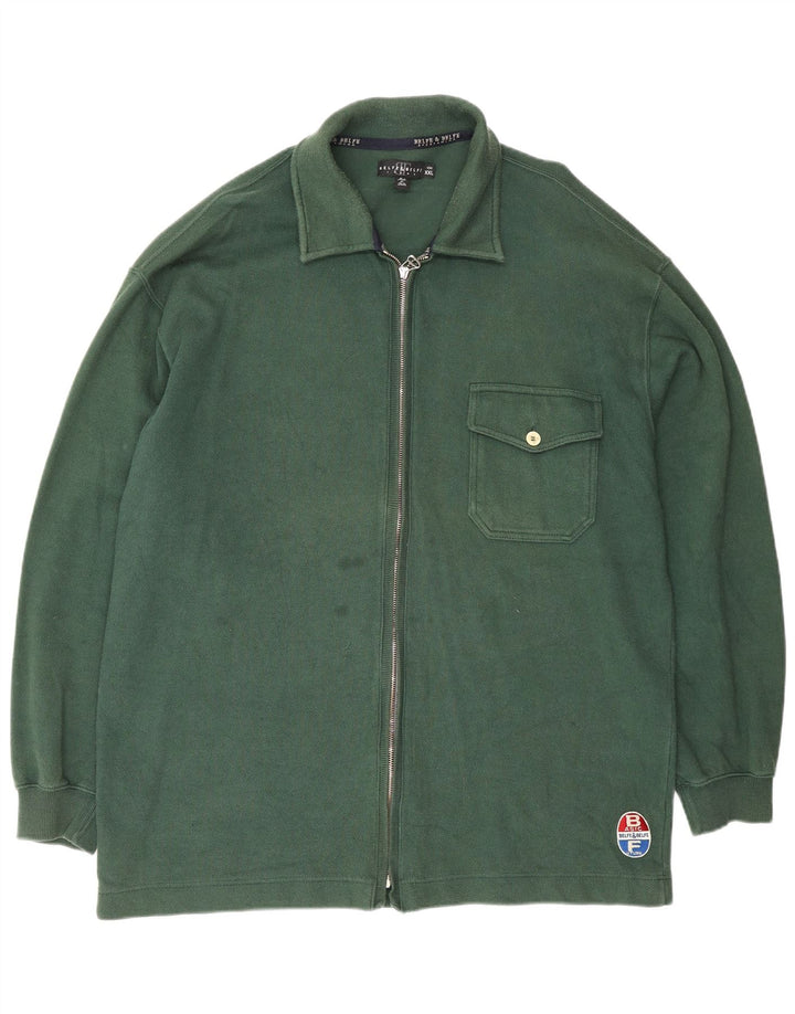 Belfe & Belfe Veste de survêtement pour homme 2XL Vert Coton