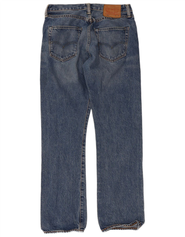 LEVI'S Jean Droit 501 Homme W30 L30 Bleu Coton