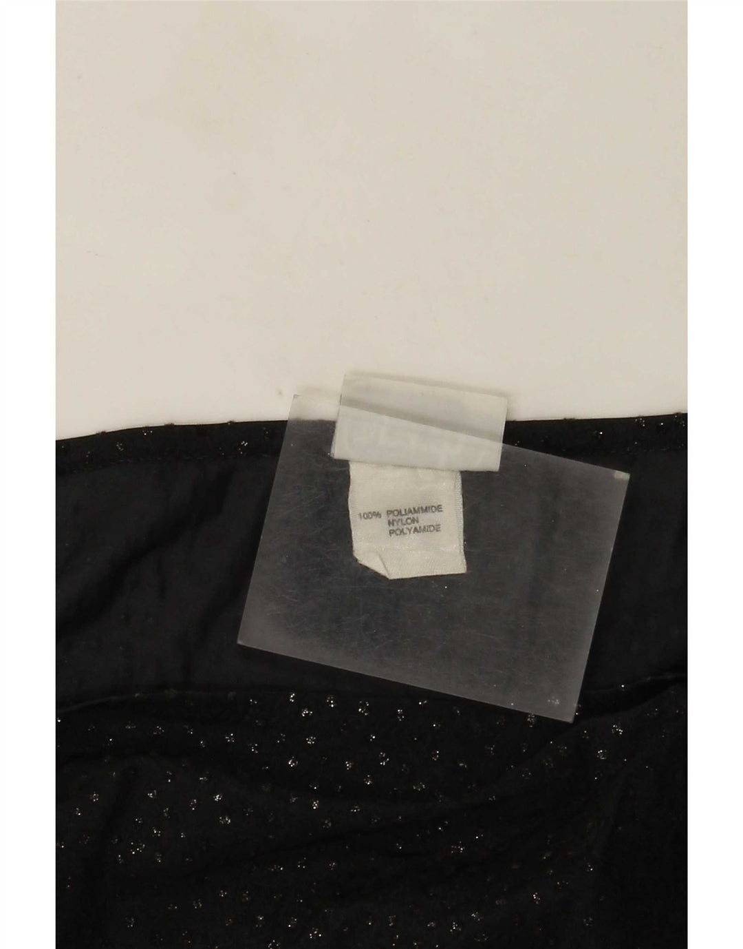 Parah Jupe asymétrique transparente pour femme Medium W28 Noir Polyamide