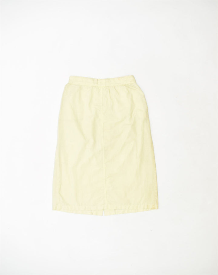 VINTAGE Womens Cargo Skirt IT 44 Medium W27 Off White Cotton | Vintage | Thrift | Second-Hand | Used Clothing | Messina Hembry 