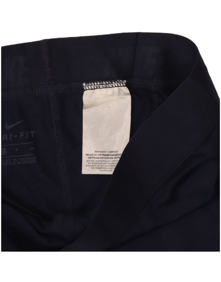 NIKE Short de sport Dri Fit pour hommes, petit, bleu marine, en polyester