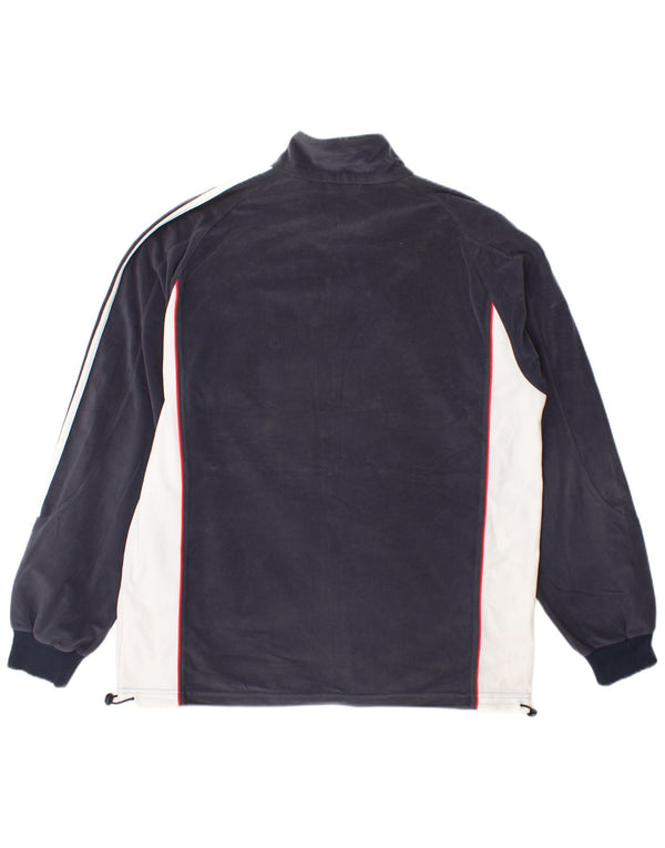 Adidas Veste de survêtement pour homme UK 40/42 Bleu marine moyen Colourblock