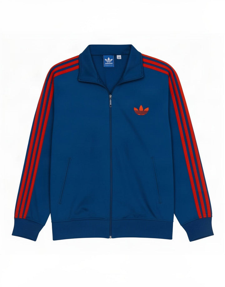 Adidas Veste de survêtement pour homme Taille L Bleu marine Polyester