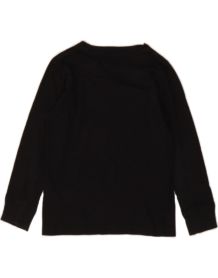 LEVI'S Boys Graphic Top Long Sleeve 5-6 Years Black Cotton Vintage Levi's and Second-Hand Levi's from Messina Hembry 