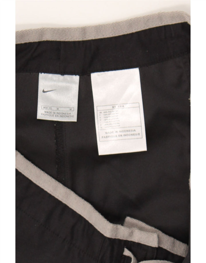 NIKE Womens Tracksuit Trousers US 8/10 Medium  Black Polyester Vintage Nike and Second-Hand Nike from Messina Hembry 