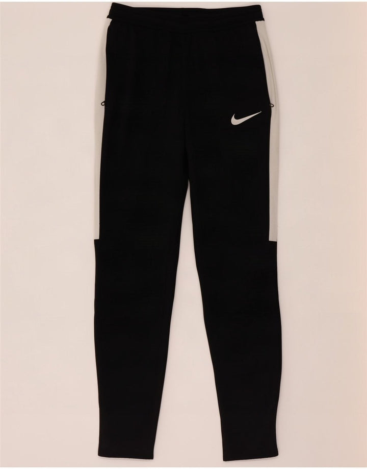 Pantalon de survêtement Nike pour homme en polyester color block noir moyen