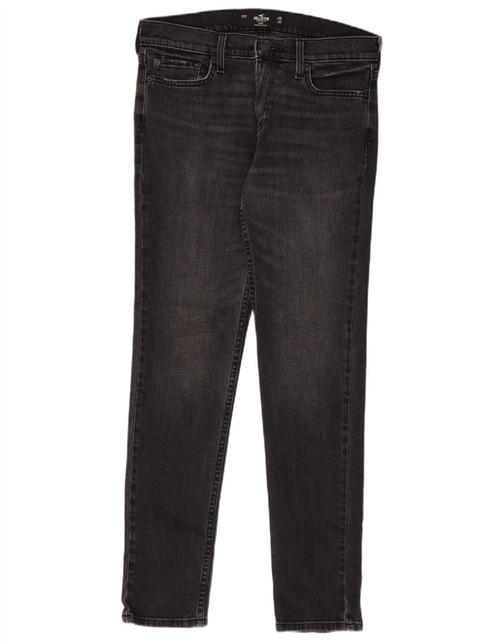HOLLISTER Jean skinny W30 L32 gris coton homme