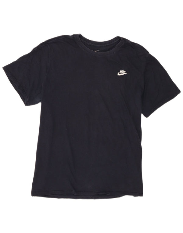 Nike T-Shirt Homme Top 2XL Bleu Marine Coton