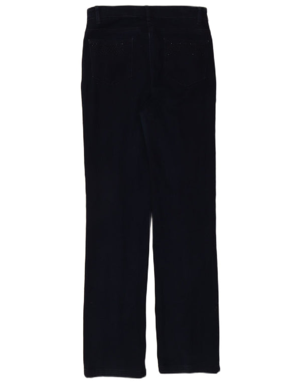 Marks & Spencer Jean droit pour femme UK 10 Small W27 L30 Bleu marine