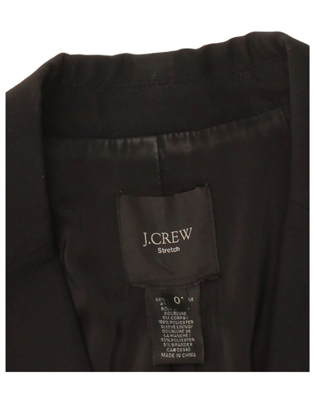 J. CREW Womens 2 Button Blazer Jacket US 0 XS Black Wool Vintage J. Crew and Second-Hand J. Crew from Messina Hembry 