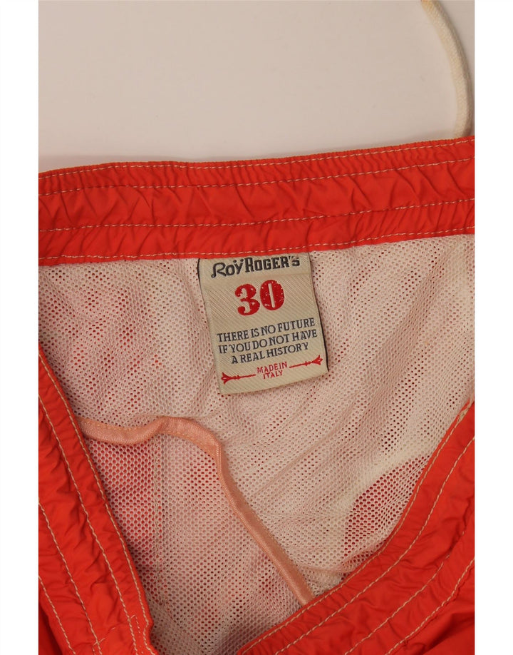 Roy Rogers Short de Bain Homme Rouge Moyen Polyamide