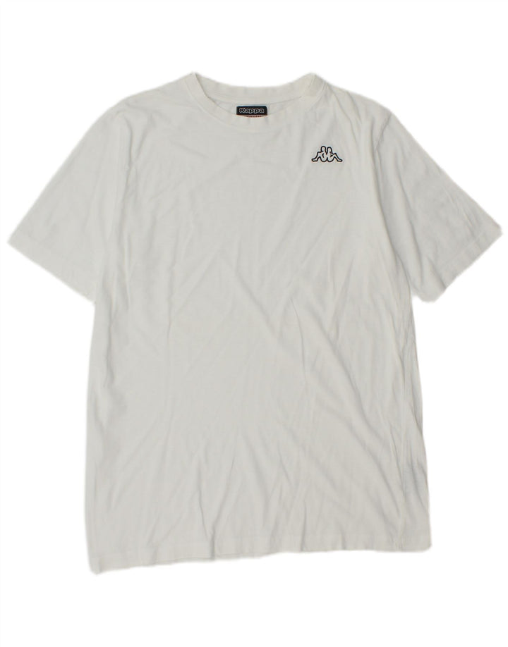 Kappa T-Shirt Homme Blanc Moyen Coton