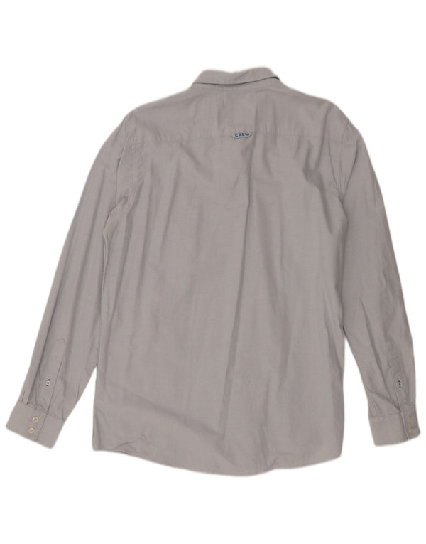 Crew Clothing Chemise Slim Fit Homme Bleu Moyen Coton