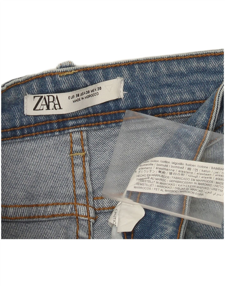 Zara Short en jean pour homme EU 38 Small W30 Bleu Coton