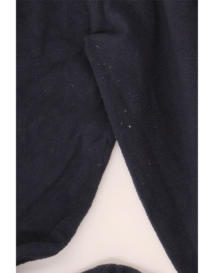Mountain Warehouse Pull polaire à col zippé pour homme en polyester bleu marine Taille L