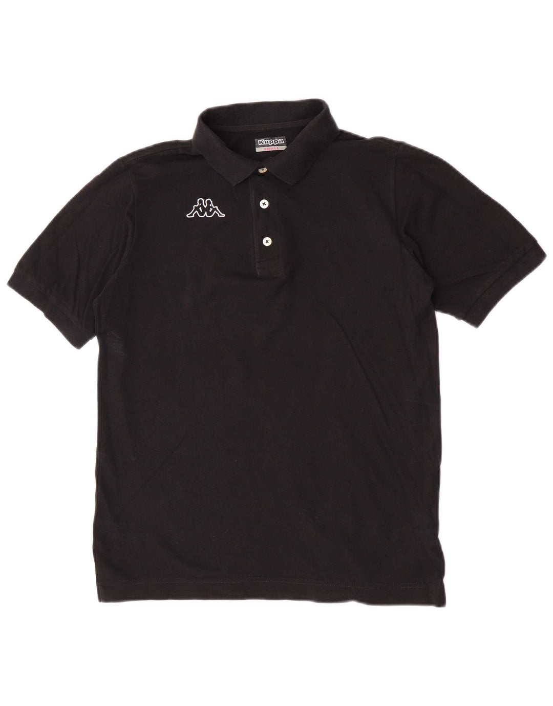 Kappa Polo Graphique Homme Petit Noir Coton
