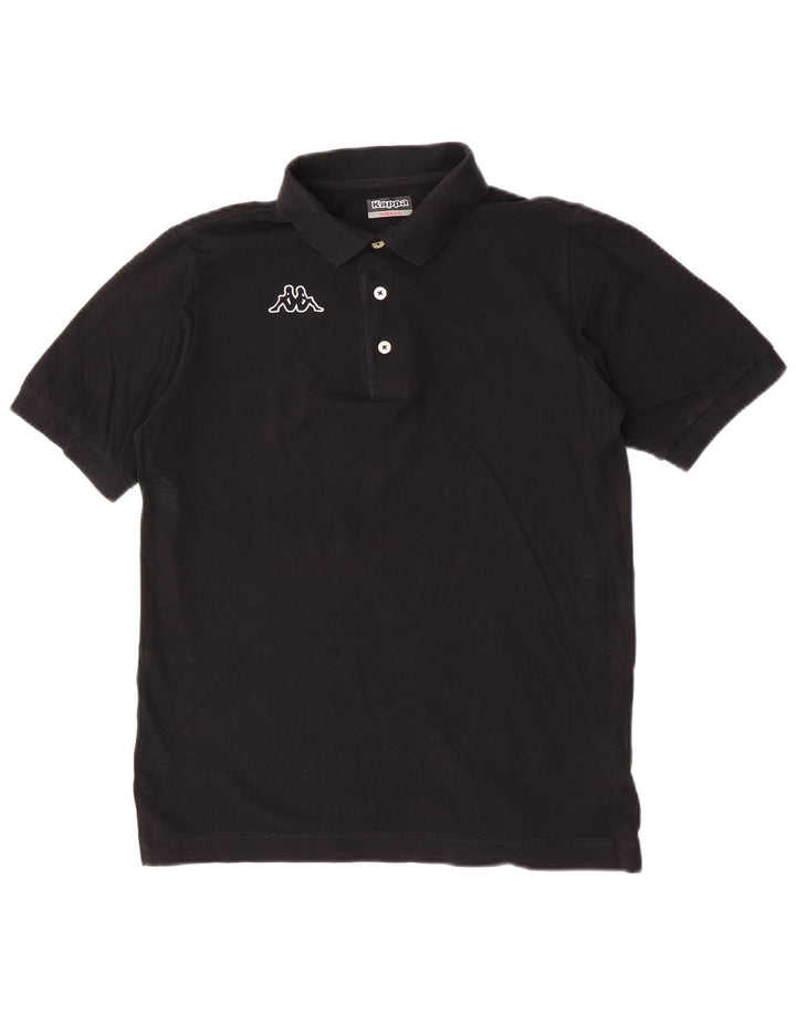 Kappa Polo Graphique Homme Petit Noir Coton