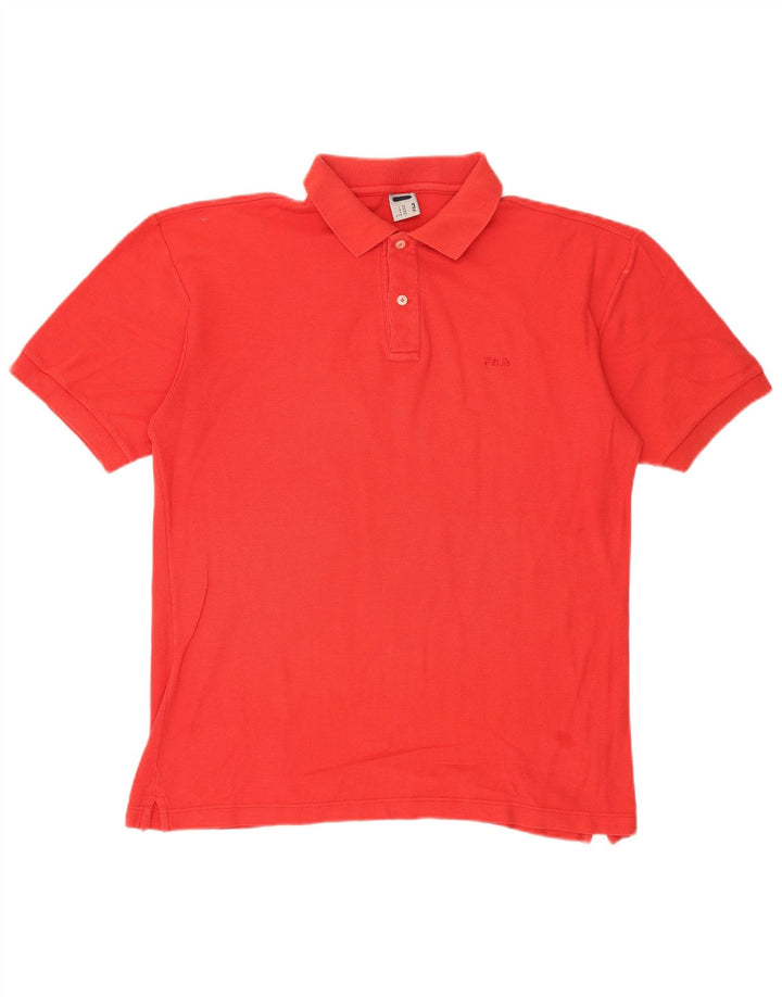 FILA Polo Homme IT 52 Large Rouge