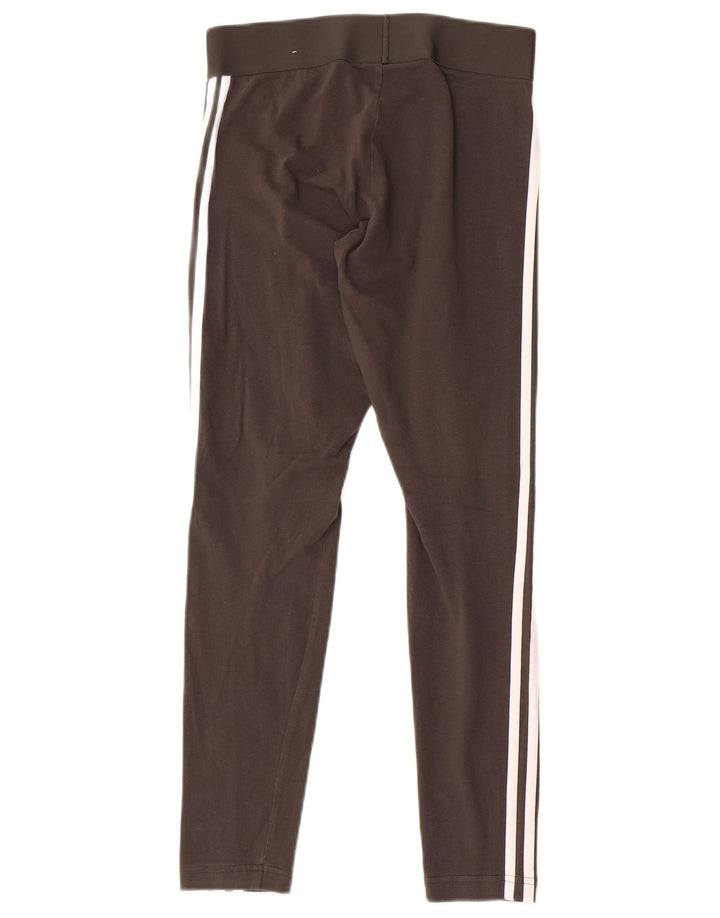 Adidas Leggings Femme UK 8/10 Petit Gris