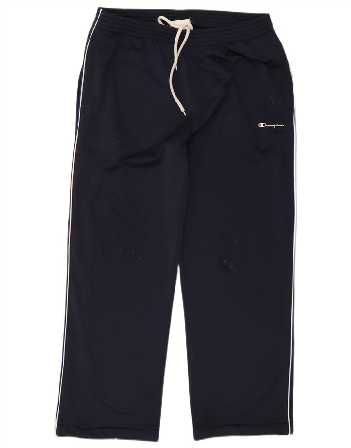 Champion Pantalon De Survêtement Homme Large Bleu Marine Polyester