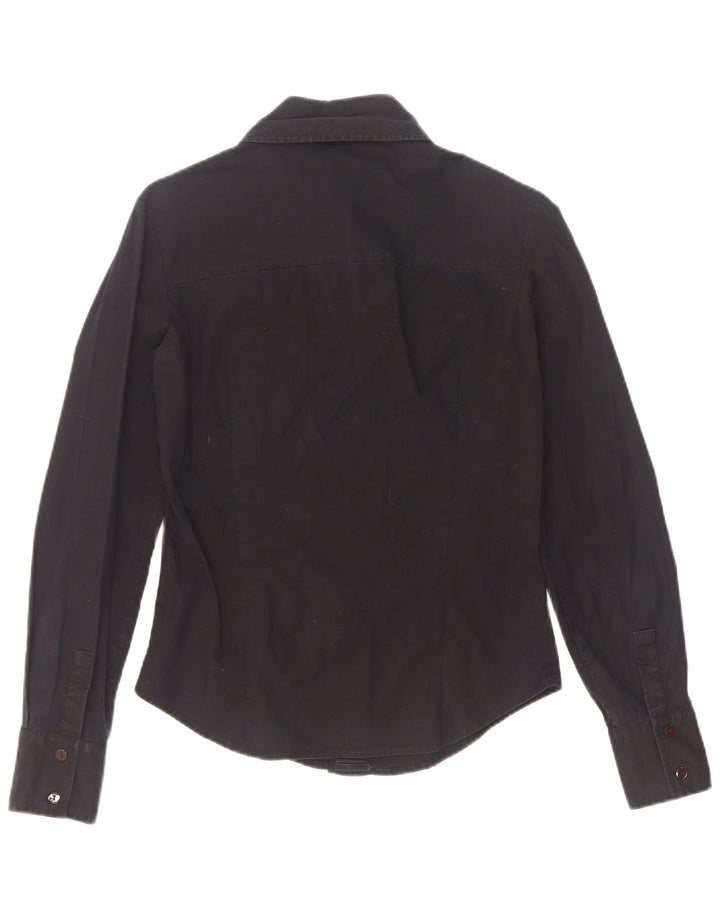 Sportstaff Chemise Femme IT 44 Coton Noir Moyen