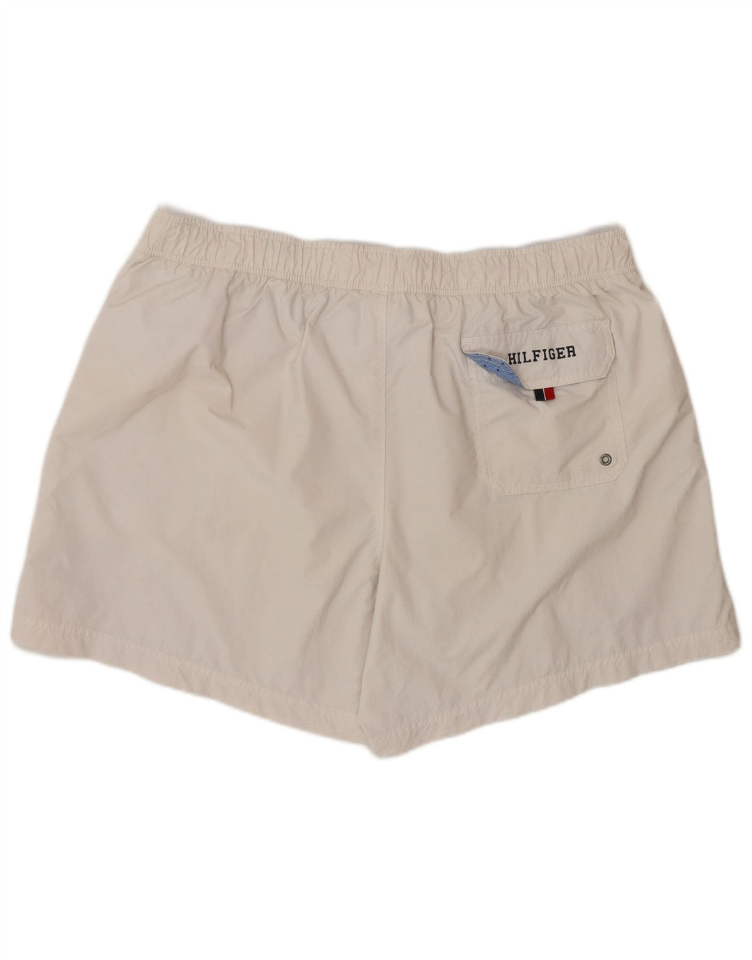 TOMMY HILFIGER Mens Swimming Shorts 2XL White Striped