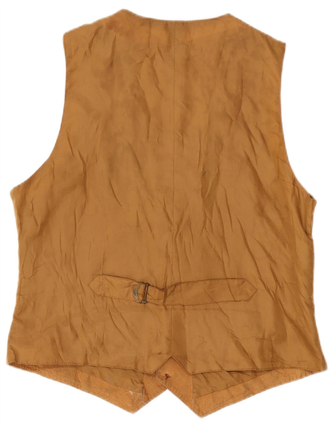 gilet en daim vintage pour homme en cuir beige moyen