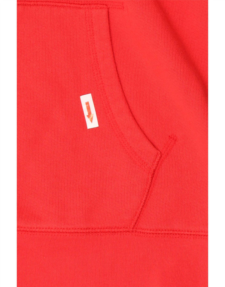 Levi's Sweat à capuche zippé pour homme en coton color block Large Rouge