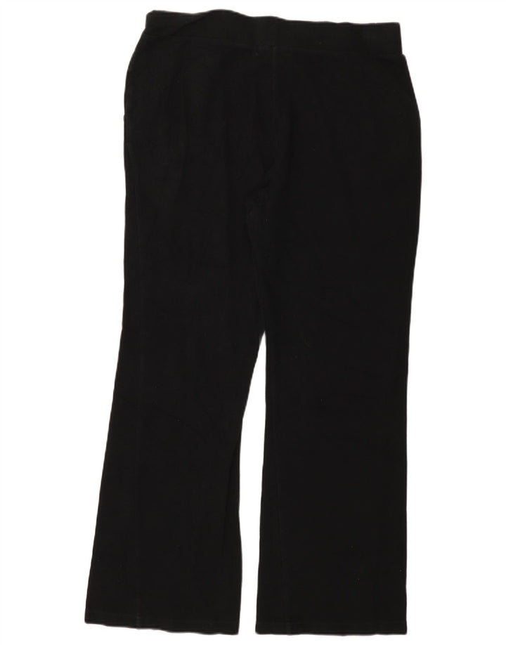 RALPH LAUREN Pantalon Chino Droit Femme Moyen W30 L29 Coton Noir