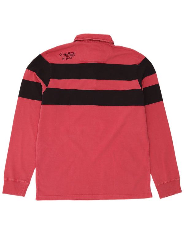Nouvelle-Zélande Auckland Polo de rugby graphique pour hommes 2XL rayé rouge