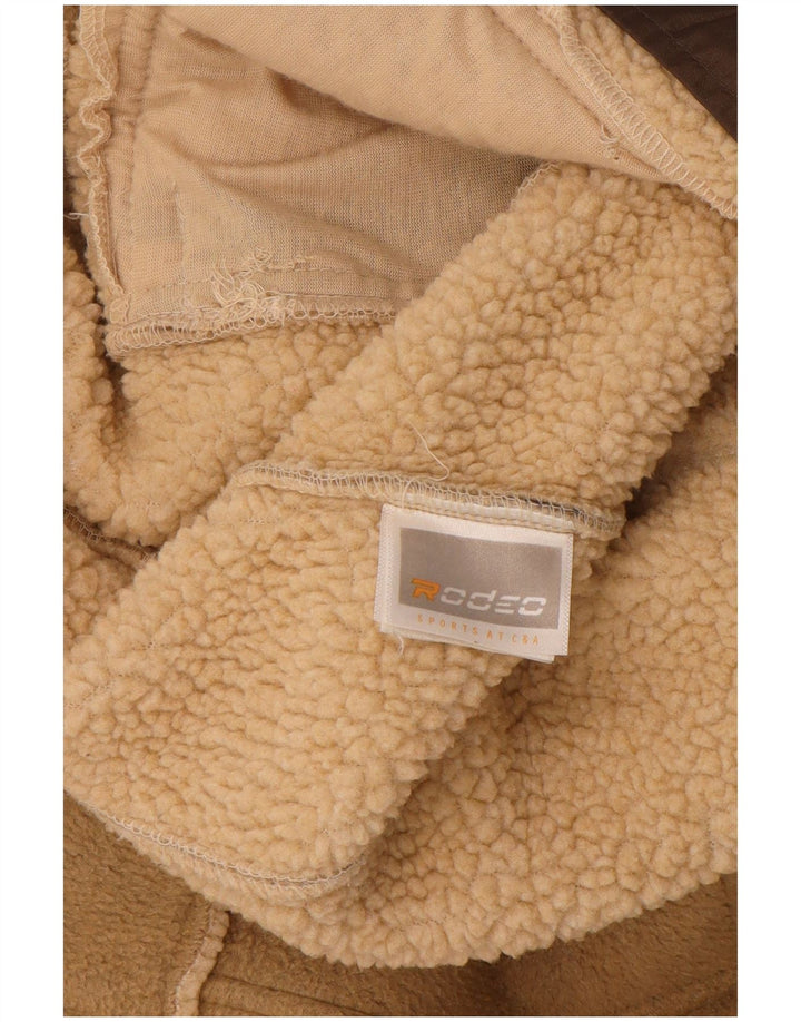 RODEO Veste Polaire Femme UK 10 Petit Beige Polyester