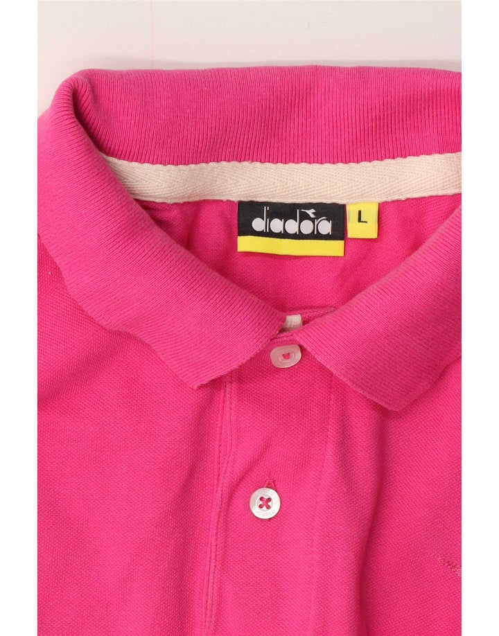 Diadora Polo Homme Grand Rose
