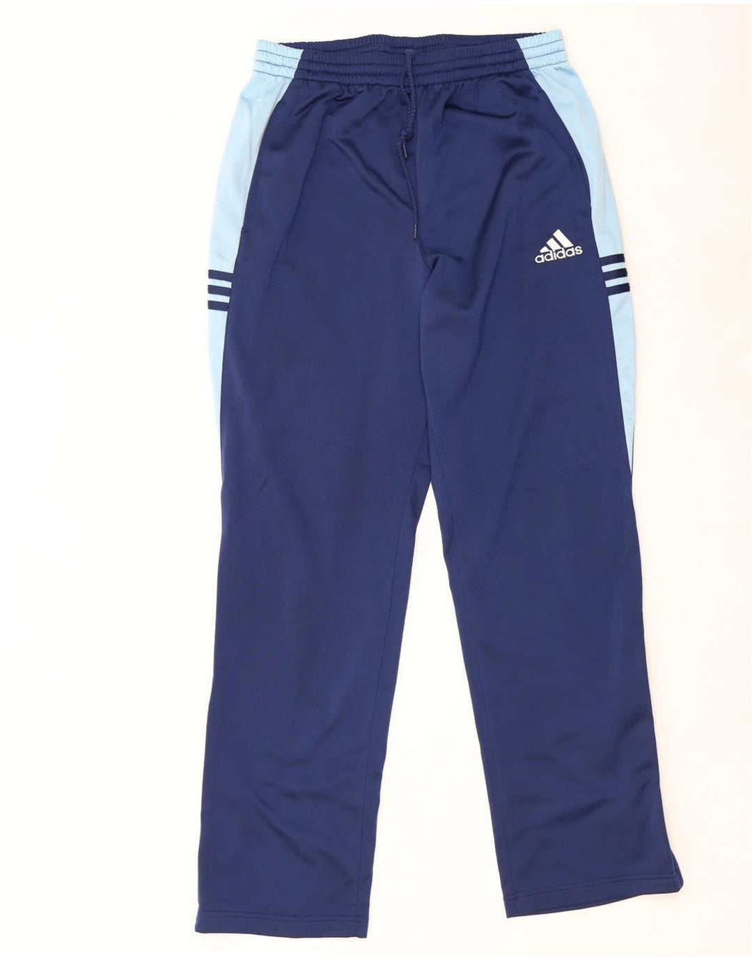 Adidas Pantalon de survêtement pour homme UK 44/46 Large Bleu marine Colourblock Coton