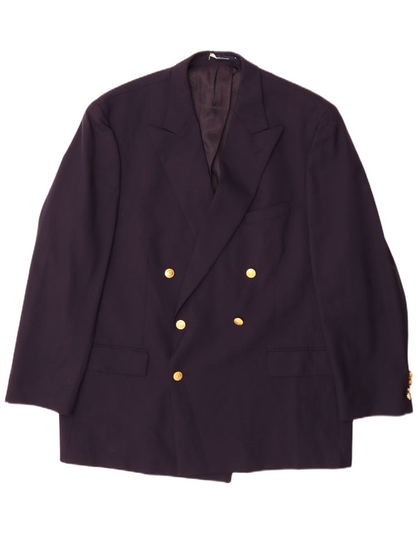 Chaps Ralph Lauren Veste blazer double boutonnage pour homme UK 42 XL Bleu marine