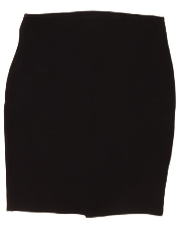 Jupe Crayon Femme Zara Medium W28 Viscose Noir